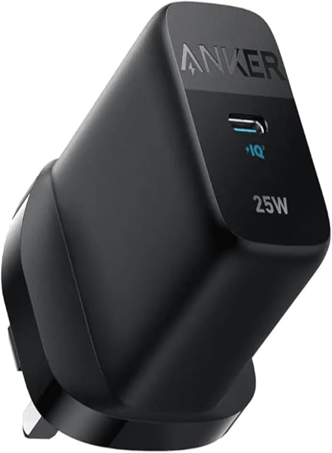 ANKER 312 25W USB-C PD Fast Charging Wall Charger, Compact & Reliable Power Adapter, Compatible with iPhone, iPad, Samsung, Pixel and more, Black